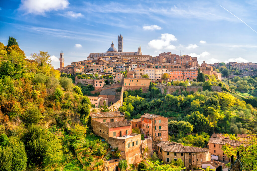 Imagem de Siena durante o dia.